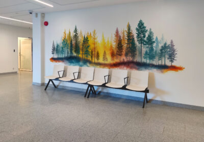 A mural about nature.