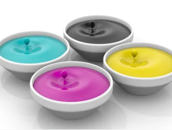 A picture of UV inks.